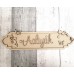 3mm layered street sign - 6 letters - Fairies and Butterflies Theme Personalised and Bespoke