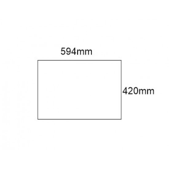 Acrylic Sheet - A2 Size (420mm x 594mm) Basic Shapes - Square Rectangle Circle