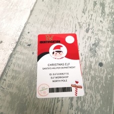 Elf ID Card Christmas Craft Shapes