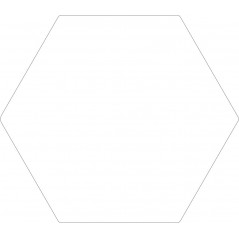 10cm High Acrylic Hexagon Shape (Pack of 10) Basic Shapes - Square Rectangle Circle