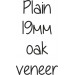 Blank 19mm Oak Veneer (+£5.00)