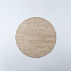 4mm Hanging Oak Veneer Circle (Pack of 10) Basic Plaque Shapes