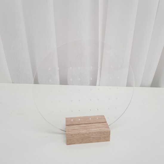 Perspex Earring Holder and stand ACRYLIC ITEMS