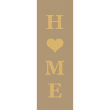 18mm and 6mm mdf leaner H<3ME sign Layered Designs