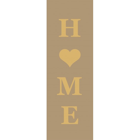 18mm and 6mm mdf leaner H<3ME sign Layered Designs