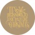 3mm mdf Circle with Quote "It's Beginning to look alot like Christmas" Christmas Crafting