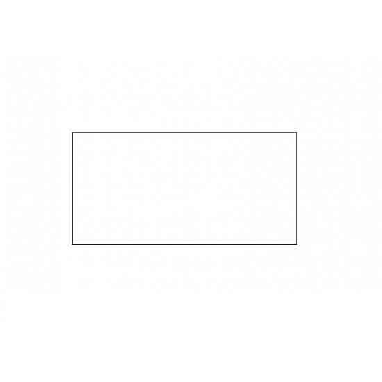 8 inch x 4 inch (203.20 x 101.60mm) Acrylic Rectangle Basic Shapes - Square Rectangle Circle