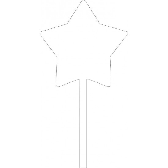 3mm Star Top Acrylic Cake Topper Cake Toppers