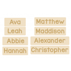 3mm mdf + 3mm mdf Personalised Name Puzzle Personalised and Bespoke
