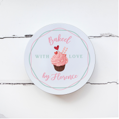 Personalised Printed Tin - Baked with Love Personalised and Bespoke
