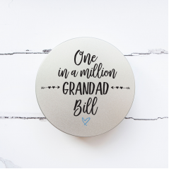 Personalised Printed Tin - One In a Million Grandad Personalised and Bespoke