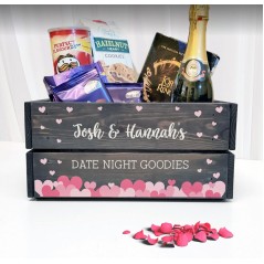 Printed Grey Crate - Date Night Personalised and Bespoke