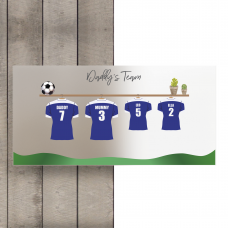 Printed Football Shirt Plaque Fathers Day