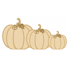 18mm Family Pumpkins with name Halloween