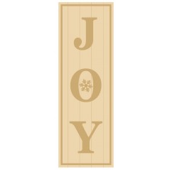 3MM MDF Layered Tall Leaner sign - JOY Christmas Crafting