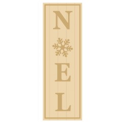 3MM MDF Layered Tall Leaner sign - NOEL Christmas Crafting