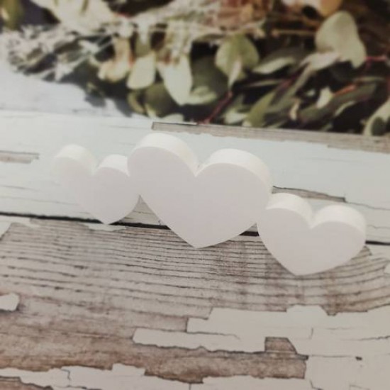 10mm Thick Acrylic Freestanding Hearts Mother's Day