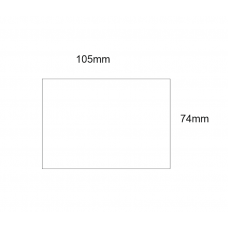 Acrylic Sheet - A7 Size (105x74mm) Basic Shapes