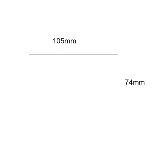 Acrylic Sheet - A7 Size (105x74mm) Basic Shapes