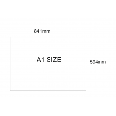 Acrylic Sheet - A1 Size (841mm x 594mm) Basic Shapes