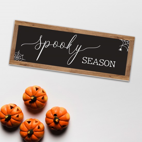 Foamboard Printed Sign - Spooky Season - Oak Border Halloween
