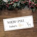 Foamboard Printed Sign - North Pole Trading Co - Border Colour Options Christmas Crafting
