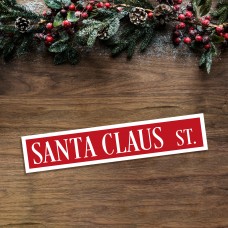Foamboard Printed Sign - Christmas Street Signs for Trees Christmas Crafting