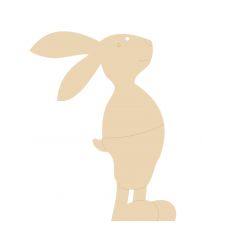 3mm mdf Mr Bunny Dangly Easter