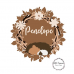 3mm mdf Woodland Leaves Name Plaque Personalised Name Plaques