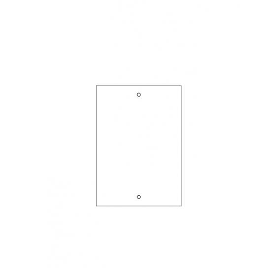 A5 Rectangle Door Number Sign with stand offs House Number Blanks