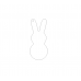 10cm Acrylic Bunny (Pack of 10) Basic Shapes