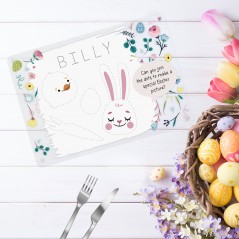 Printed Acrylic Place Mat - Easter Dot to Dot Easter