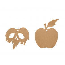 3mm mdf Poison Apple Designs By Little Treasures Laser Cuts