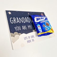 Personalised A5 Name Magic Stars Chocolate Board Mother's Day