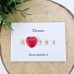 Personalised A6 I Love you Scrabble tiles - Chocolate Board Mother's Day