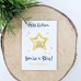 Personalised A6 - You're A Star - Chocolate Board Mother's Day