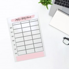 Clear Splash Design Acrylic ACTIVITY Planner Printed Planners