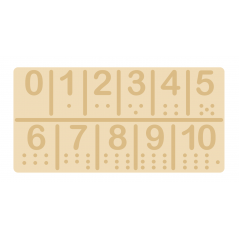 18mm mdf Number Tracing Board 18mm MDF Letters and Numbers