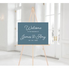 A2 Foamboard Muted Matt Welcome Sign Printed Wedding Table Plans and Signs