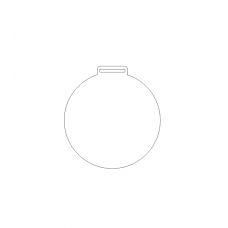 10cm wide Acrylic Medal (Pack of 10) Basic Shapes