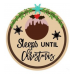 3mm mdf Sleeps Until Christmas with Pudding Layered Designs