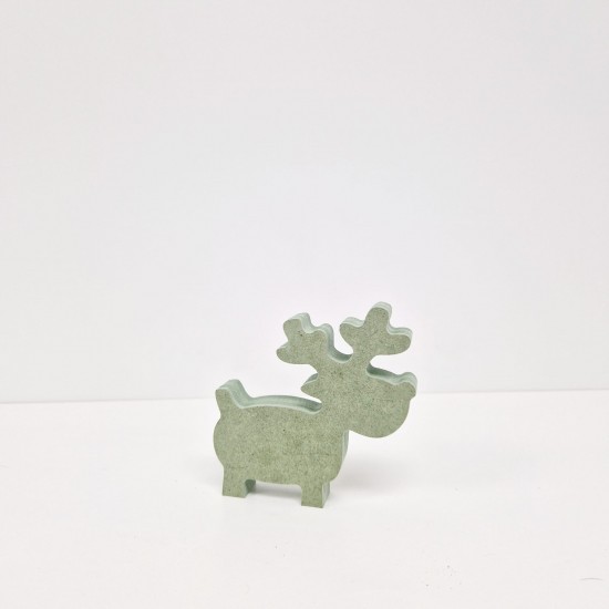 18mm Chunky Reindeer Shape 18mm MDF Christmas
