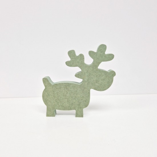18mm Chunky Reindeer Shape 18mm MDF Christmas