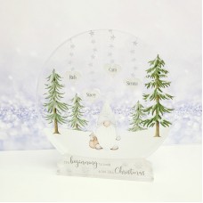 UV Printed Snowglobe - Grey Gnome Design Christmas Crafting