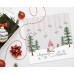 Printed IKEA Ribba or Sannahed Replacement Front Acrylic - Christmas Gnome Hanging Hearts Personalised and Bespoke
