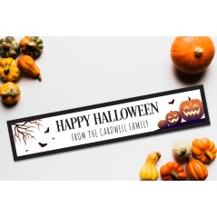 Personalised Halloween Foamboard Printed Sign - Pumpkins Halloween