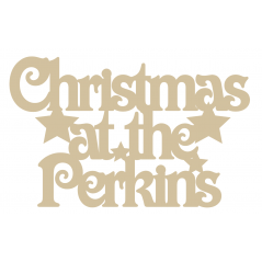 3mm or 4mm mdf Christmas At Sign Victorian Font 