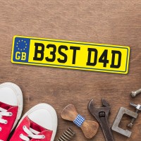 Father's Day Number Plate Signs