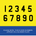 Printed Father's Day Number Plate Signs Fathers Day