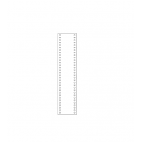3mm White Cast Perspex Film Strip (pack of 5)